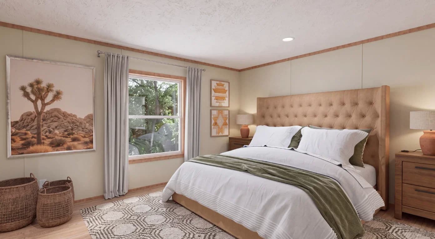 Explorer bedroom home features