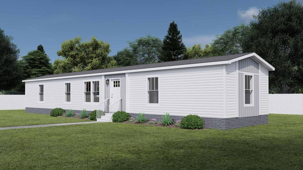 Move on up elevation, exterior, and hero home features