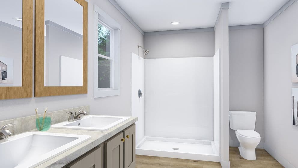 Lovely day bathroom home features