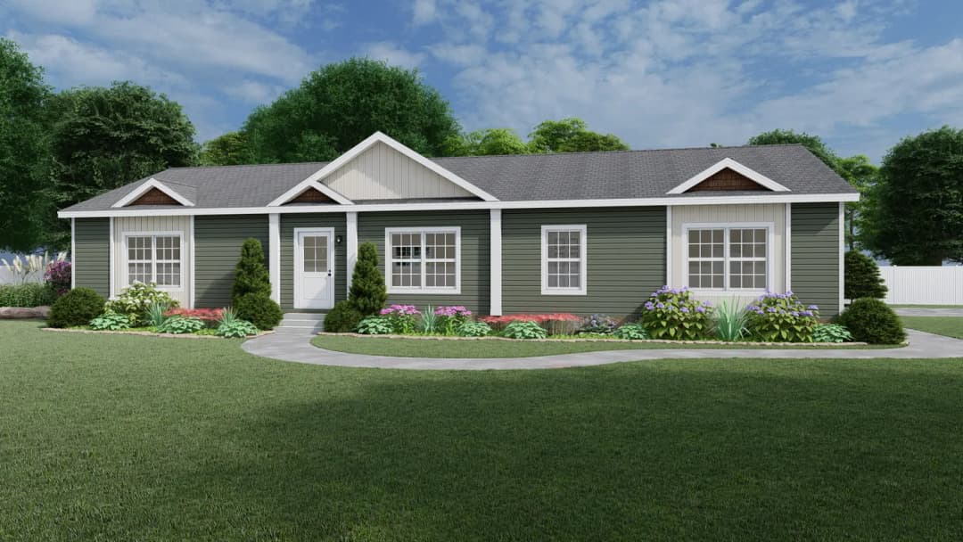 Super 68 elite elevation, hero, and exterior home features