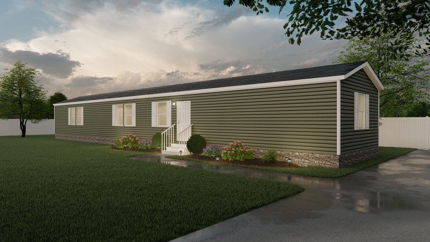 Major elevation and exterior home features