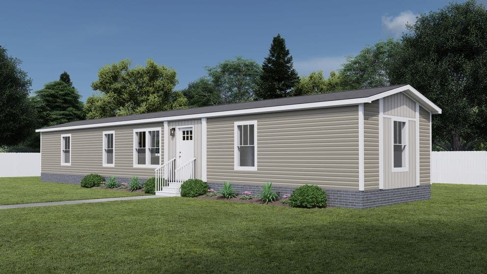 Move on up elevation and exterior home features
