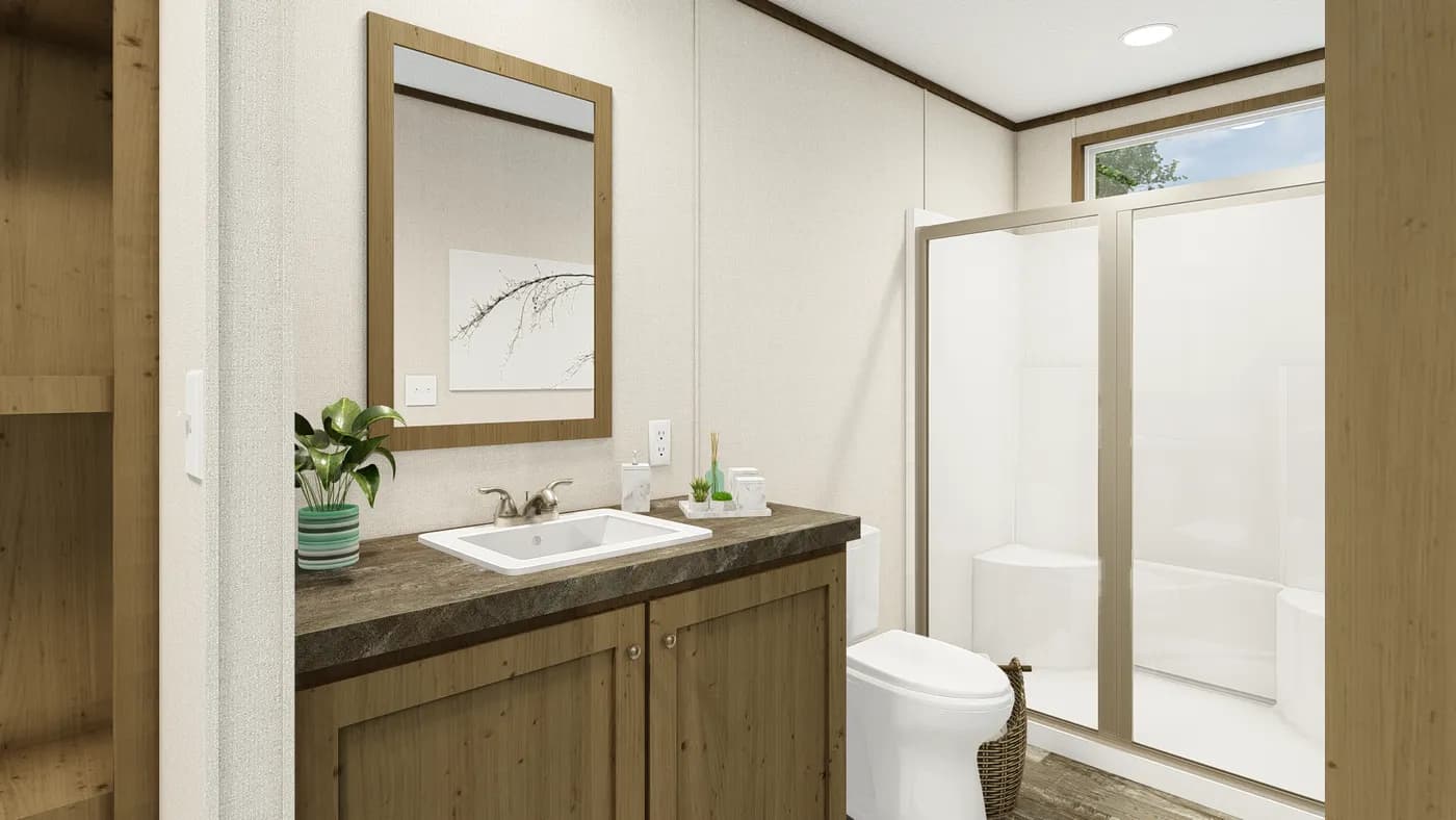 Grand living 72a bathroom home features