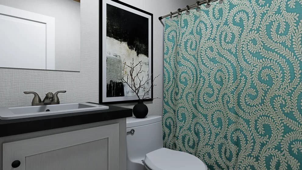 Oasis bathroom home features