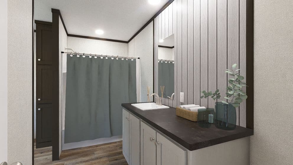 Reveal bathroom home features
